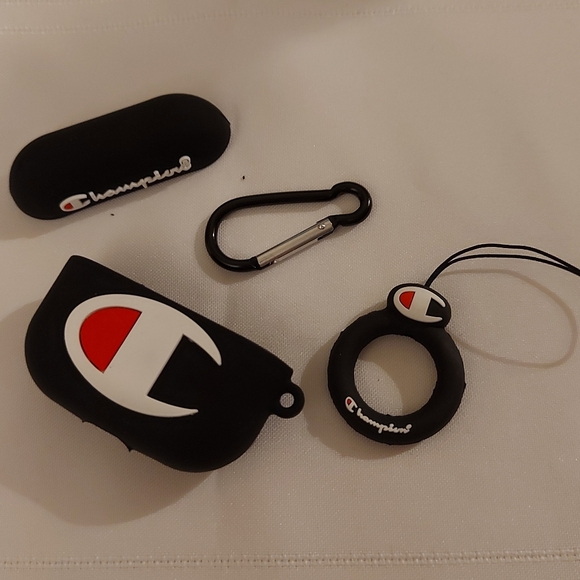 🎉🎉🎉FREE with purchase🎉🎉🎉⭐HOST PICK⭐Apple AirPods Champion Silicone Case - Picture 1 of 2